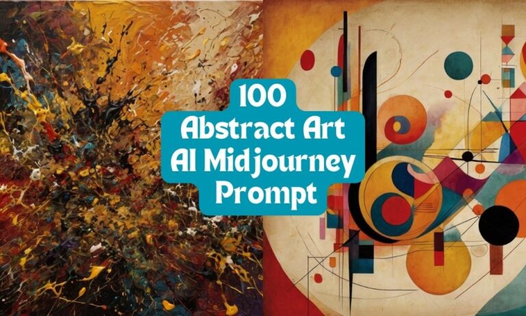 100 Abstract Art AI Midjourney Prompt